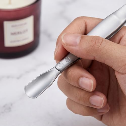 Cuticle Trimmer and Pusher 2-in-1 with PU Leather Case