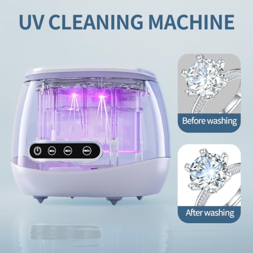 48kHz Ultrasonic Retainer Cleaner for Dentures and Aligners