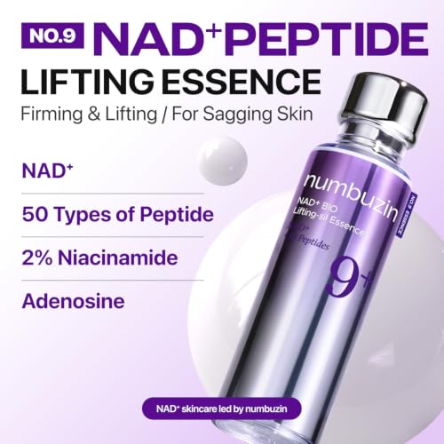 numbuzin No.9 NAD+ Peptide Serum for Face & Body, Anti-aging 1.69 fl oz 1.69 Fl Oz (Pack of 1)