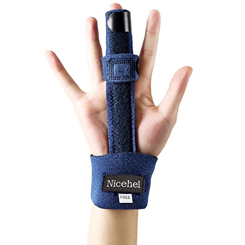 Finger Extension Splint for Trigger Finger, Mallet Finger, Finger Knuckle Immobilization, Finger Fractures, Wounds, Post-Operative Care and Pain Relief (10) 10
