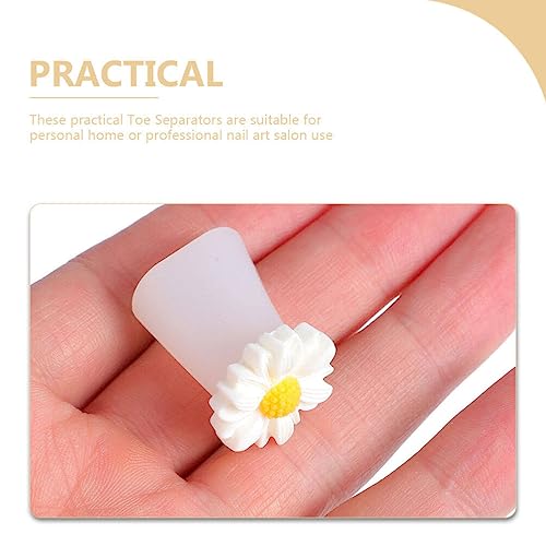 SOLUSTRE 32 pcs Professional Toe Separators Nail Art Toe Separators for Pedicure Dividers for Nail Polish Application Manicure Tools for Home and Salon Use
