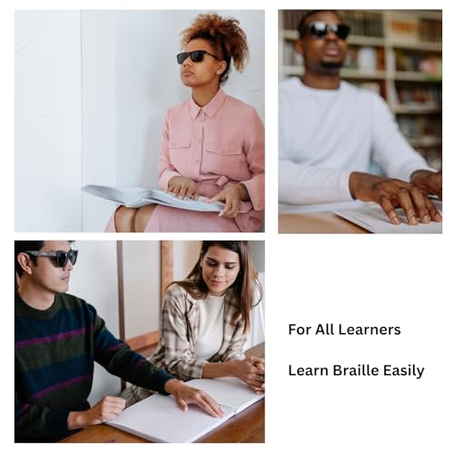 100 Sheets Braille Paper - No Holes, Writing Paper Blank for Blind People Practice Learn Braille School Supplies, Paper Blinds Designed for Braille Writing Boards, 11.7 x 8.5 Inch