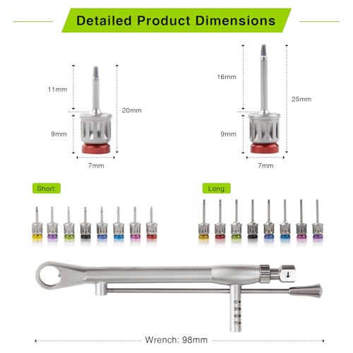 Universal Implant Driver Kit, Dental Implant Torque Wrench Kit