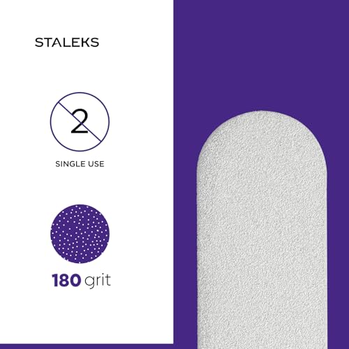 STALEKS PRO Expert 10 Metal Foot File Base – Stainless Steel Reusable Pedicure Tool Handle for Disposable Abrasive Files