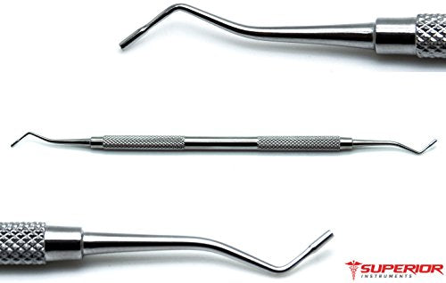 Dental Amalgam Filling Serrated Plugger 720-1, 721-2, 722-3, 723-4 Double Ended 1.2mm/1.5mm, 1.9mm/2.2mm, 2.4mm/2.7mm, 2.8mm/3.1mm Restorative 4 Pieces Instruments