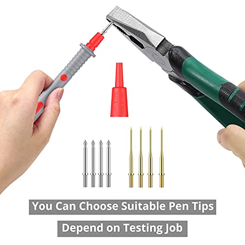 Proster Multi Test Leads Kit - Electrical Multimeter Test Lead Probes Test Leads 21pcs