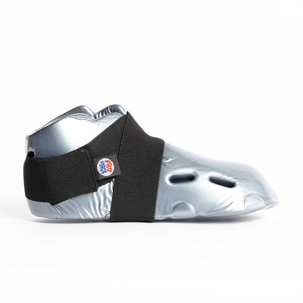 Pro Force Lightning Kicks Sparring Shoes/Footgear - Silver - Size 5-6 | Child Large