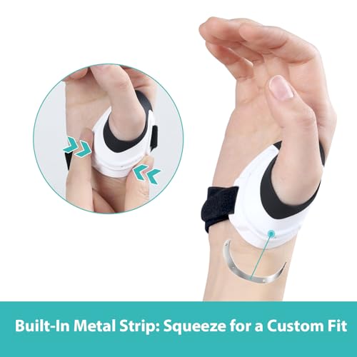 CMC Thumb Brace for Osteoarthritis Tendonitis Relief (Left Hand, Small) Left Hand