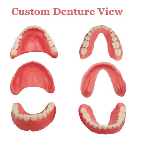 Fake Teeth-Do It Yourself Denture-Top and Bottom Temporary Teeth, Easy and Convenient, Common to All situations