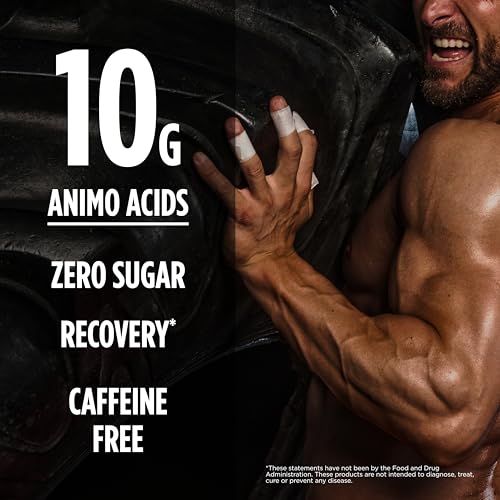 BSN Amino X BCAAs Recovery Powder, Caffeine Free, Fruit Punch, 30 Servings 15.34 Ounce (30 Servings, Pack of 1)