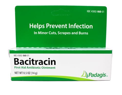 Bacitracin First Aid Ointment 0.5 Ounce (Pack of 2)