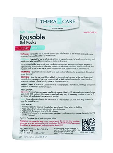 TheraCare Soft-Touch Reusable Hot & Cold Gel Packs, 2 Pack