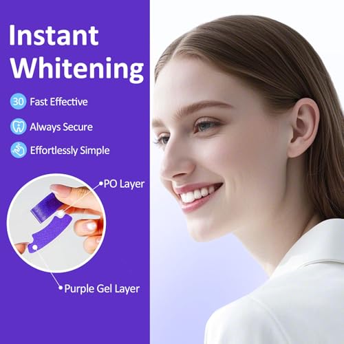 Teeth Whitening Strips kit - Enamel Safe for Whiter Teeth - Whitening Without Sensitivity - Fast Acting for Removing Stains from Coffee, Wine and Smoking (14 Strips, Mint)