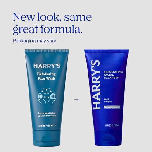 Harry's Exfoliating Face Wash for Men - 5.1 fl oz (3 Pack) 5.1 Fl Oz (Pack of 3)
