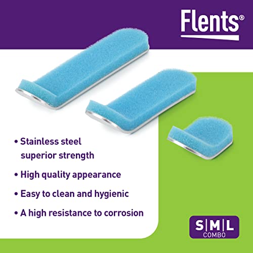 Flents Finger Splint, Two Sided Insty Splint, Medium, Supports & Protects Injured Finger (Pack of 3) Medium (Pack of 3) Curved Insty Splint