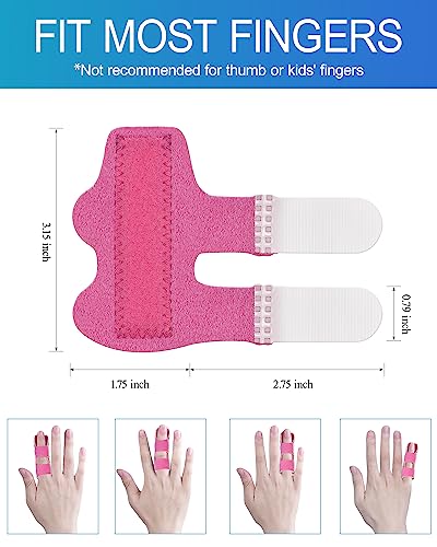 Finger Splint, 8pcs Finger Support Brace for Arthritis Knuckle Immobilization