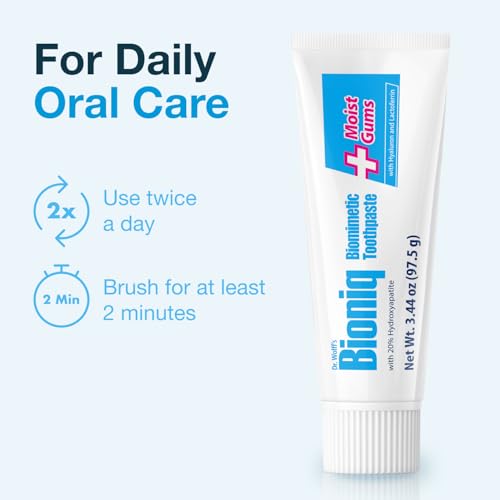 Bioniq Plus Moist Gums 20% Hydroxyapatite Toothpaste 3.44 Ounce (Pack of 3)