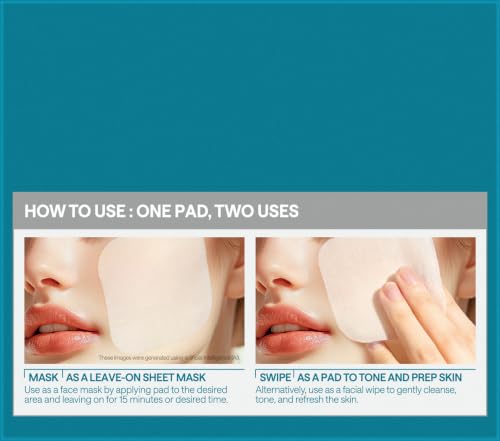 MEDIHEAL Madecassoside Blemish Care Toner Pad 100 Count (Pack of 1)