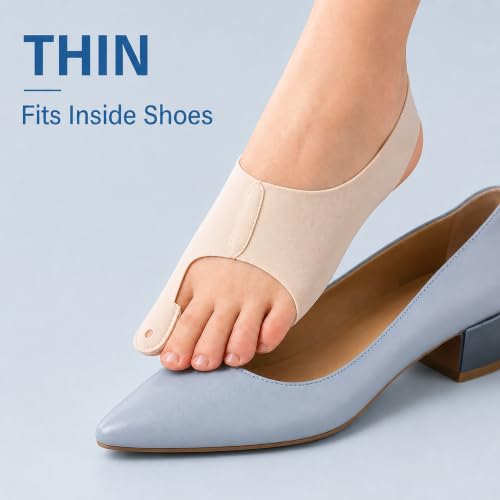 Bunion Corrector 2-Pack for Women & Men, Ultra-Thin Toe Splint Large