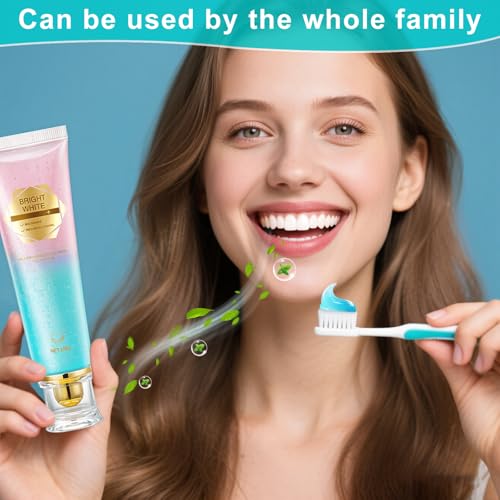 Niacinamide Whitening Toothpaste Natural Mild and Non-Irritating Nicotinamide White Toothpaste Prevents Tooth Decay Freshens Breath, and Promotes Oral Health 2