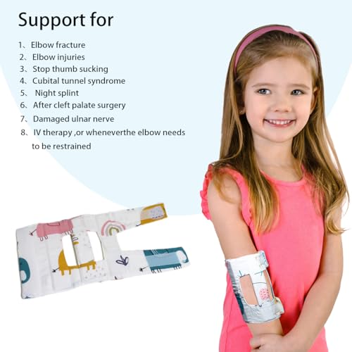 Prevention of face scratching, thumb-sucking habits, pulling on IV lines Child elbow immobilizers, splints and arm restraints, Infant child to prevent hand-to-face habits (Small) Small