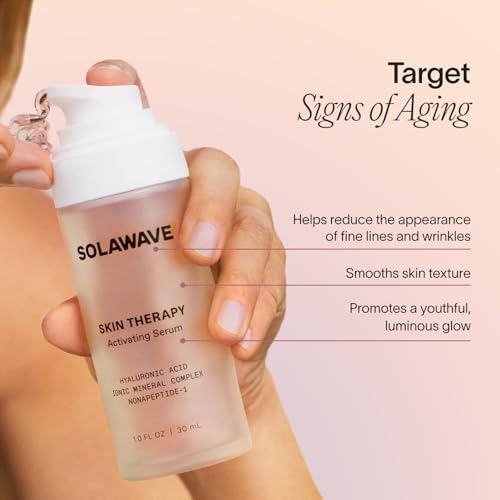 Solawave Skin Therapy Activating Serum, Hyaluronic Acid & Peptides (1-Pack) 1 Bottle