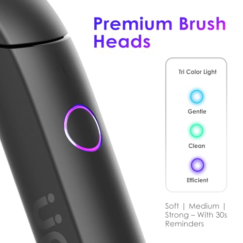 Electric Toothbrush, Portable Travel Sonic Toothbrush with Protective Case USB-C Rechargeable, Neutral Comfort Bristles, Waterproof, Smart Timer, Compact for Daily Use (Slate Gray) Slate Gray