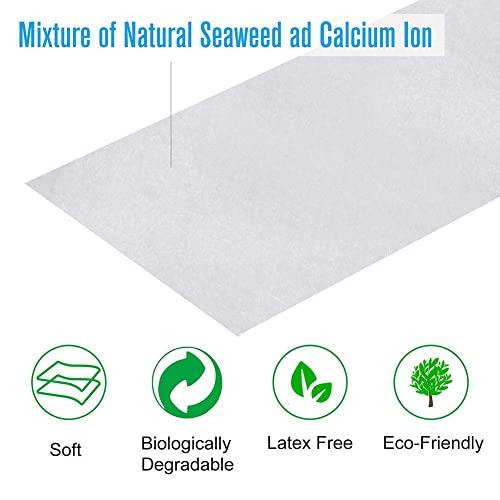 10 Count Calcium Alginate Wound Dressing Pads, 4”x8” and Surgical Zip Stitch Sutures Laceration Repair Kit, 4-Count Bundles