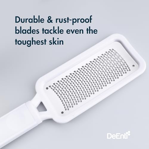 DeEnti Metal Foot Rasp, Stainless Steel Foot Callus Remover Tool for Feet