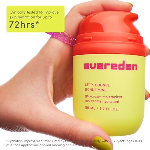 Evereden Teen Gel Face Cream, Oily & Blemish-Prone, Unscented, Ages 10+ Moisturizer