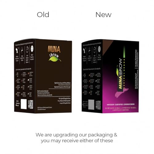 Mina iBrow Hair Color Refill Pack, Natural Spot Coloring Hair Tinting Powder, Water and Smudge Proof, No Ammonia, No Lead, Complete Gray Coverage, 120 Applications, Light Brown