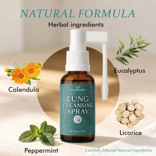 Lung Cleansing Spray, Natural Herbal Spray