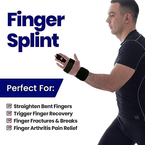 ARMSTRONG AMERICA Metacarpal Finger Splint Hand Brace (Right Lar) + Trigger Finger Splint (Lar)