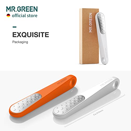 MR.GREEN Foot File Double Sided Callus Remover for Dead Skin Professional Pedicure Tools Callous Scraper Foot Sander Heel Filer (Orange) Orange