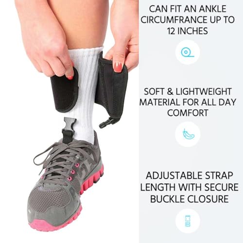 Adjustable AFO Foot Drop Brace | Comfortable & Lightweight Cushioned Ankle Foot Orthosis | Improve Walking and Mobility