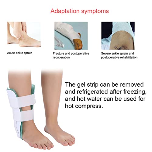 Foot Drop Brace for Walking, Gel Plastic Breathable Foot Support Metatarsal Ankle Braces Lightweight Foot Stabilizer for Women and Men Drop Foot, Stroke, Multiple Sclerosis