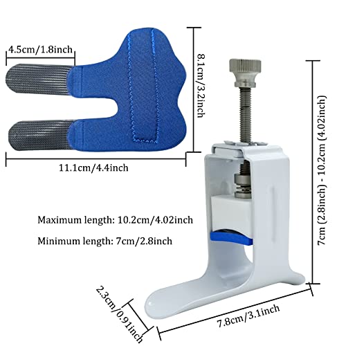 Finger Straightener Splint Brace Corrector Support with Soft Foam Inner Band, Hand Finger Arthritis Injury Pain Relief Holder Fingers Extended for Fingers Pain Easy Pressing Splint