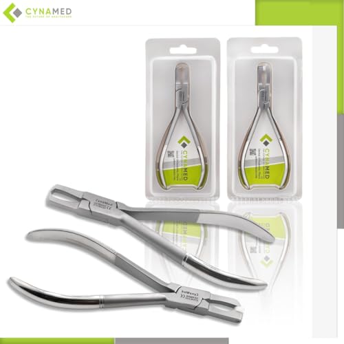 Cynamed Orthodontic Braces Removal Pliers - Professional Bracket Debonding Forceps - Dental Brace Remover Tool - High Precision Grip - Premium Stainless Steel