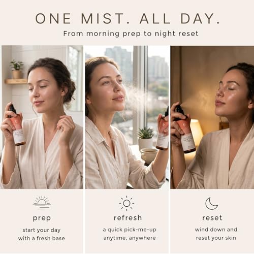 Rose Water Spray for Face - USA Made with Natural & Organic Ingredients Rose 4.7 Fl Oz (Pack of 1)