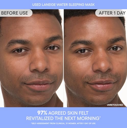 Water Sleeping Mask: Hydrating Korean Overnight Face Mask with Hyaluronic Acid Blend & Niacinamide, for Deep Hydration, Glowing Skin & Barrier Support | Korean Skin Care 2.4 Ounce (Pack of 1)