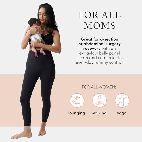 Ingrid & Isabel Basics Postpartum Compression Leggings Small Black