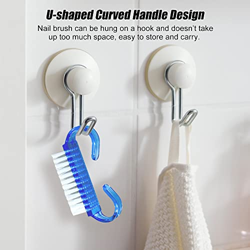 RETON 24 Pcs Handle Grip Nail Brush, Multicolor Fingernail Cleaning Brushes
