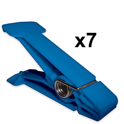 Rehabilitation Advantage Resistive Pinch Pin Hand Exercisers (Set of 7), Blue 0.35 Pound