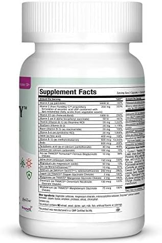 Womens Multivitamin 50 Plus – Daily Multivitamin for Women Over 50 with Vitamin B12, A, D, C, Zinc, Magnesium & More – Energy, Immune & Heart Support Womens Multi Vitamins - Non-GMO – 60 Capsules | Kosher | Multivitamin 50 Plus with B12, Zinc & Magnesi...