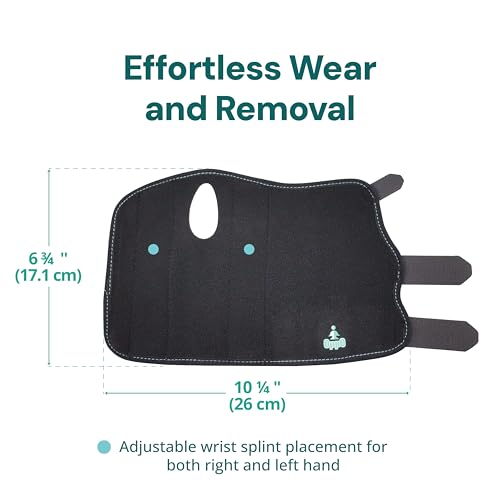 OPPO RH301 Wrist Splint Brace, Black, One Size, 1 Pack