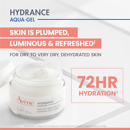 Avène Hydrance Hydrating Aqua Cream-in-Gel 1.6 Fl Oz (Pack of 1) New and Improved Formula!