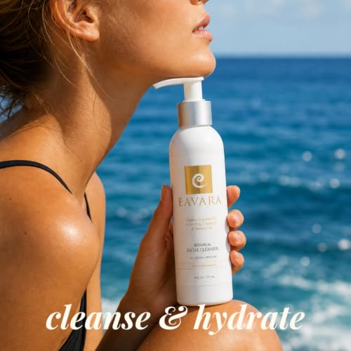 Organic Face Wash - Anti-Aging, Hydrating, Gentle Daily Cleanser for Women and Men with Coconut Oil, Aloe Vera, Activated Charcoal, and Vitamin C and E 1 Pack