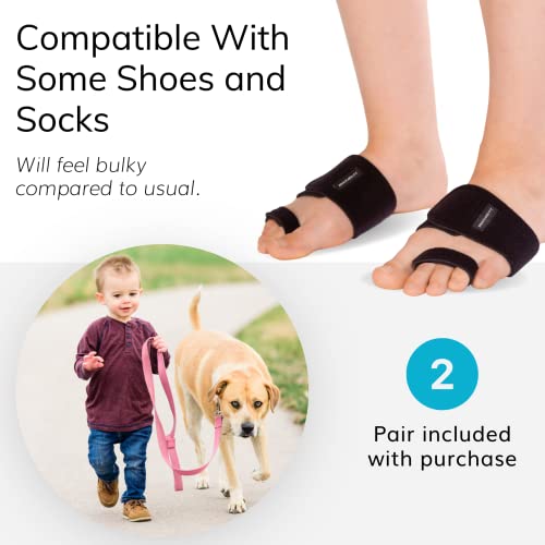 BraceAbility Toe Walking Braces for Kids - Patented Pediatric Foot Supports To Prevent Tip Toe Walking, Cerebral Palsy Equipment, Autism, ADHD, Aspergers, Youth Neurological Disorders (M - Pair) Medium