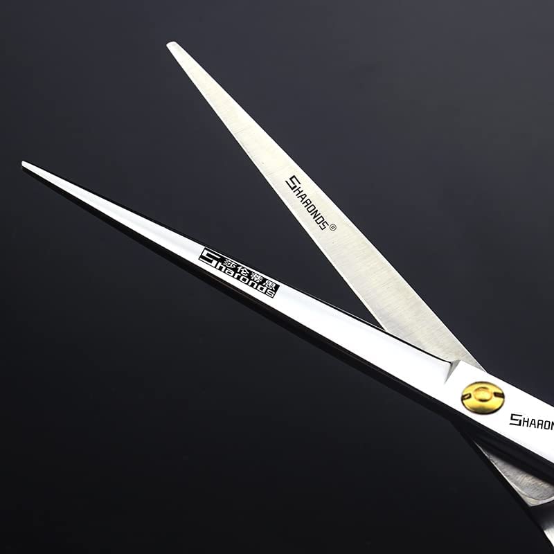 SHARONDS 7.5 Inch Stainless Steel Professional Barber Scissors Hair Thinning Scissors Hairdresser or Home Hairdresser Variant/Hybrid (7.5 inch-2pc) 7.5 Inch-2pc