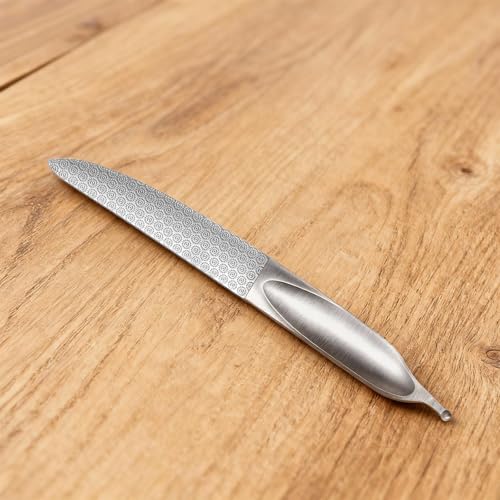Curved Nail File 4.9 in Metal Double-Sided Toenail File for Thick Toenails